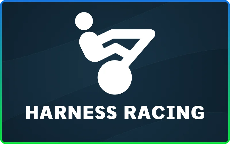 Follow harness races from tracks like South Bay and place your bets at Stake.