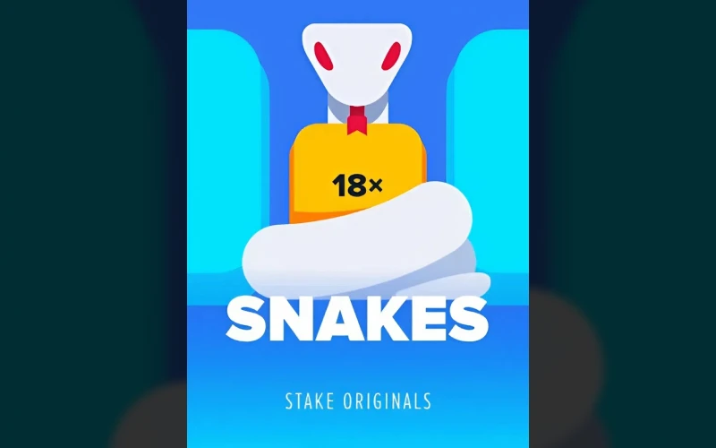 Avoid the snakes and increase your winnings in Stake Snakes game.