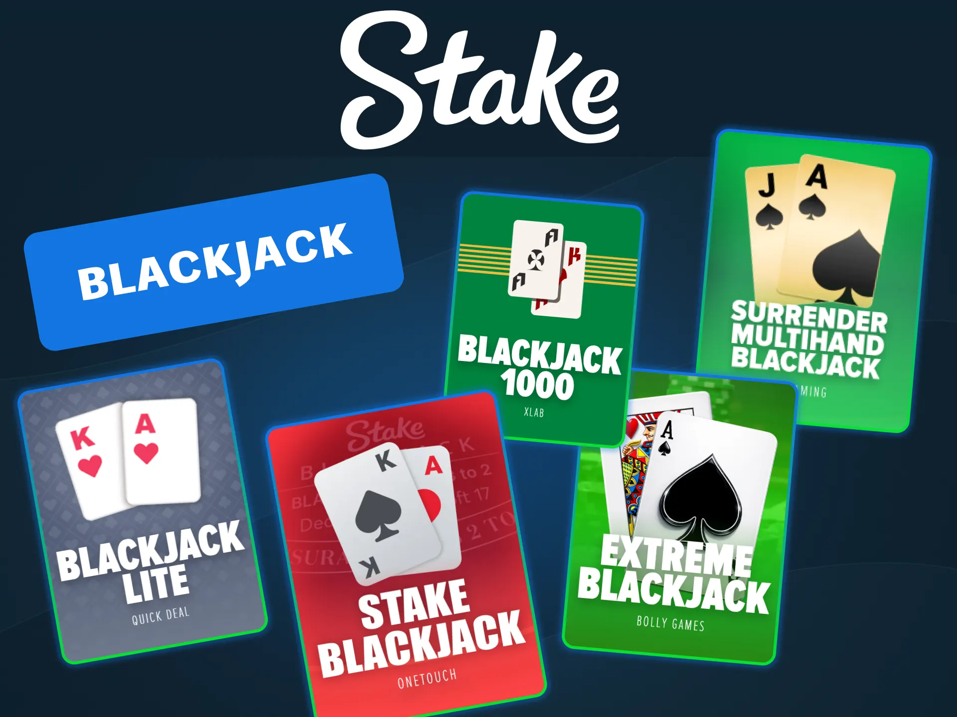 Beat the dealer playing classic live blackjack on official Stake.